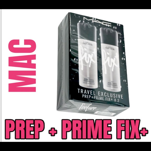 MAC COSMETICS PREP + PRIME FIX+ PRIMER & SETTING SPRAY TRAVEL SET DUO - Picture 2 of 6